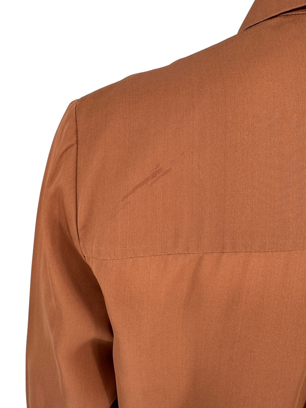 Derek Lam Rust Silk Long Shirt – Size 6 US / 42 IT / 38 FR