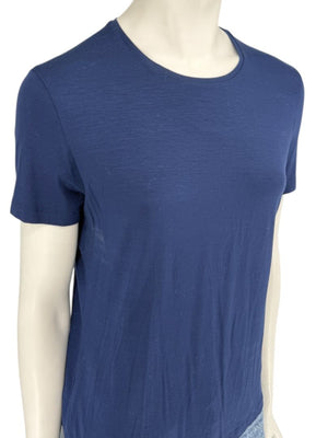 Akris Punto Navy Blue Stretch Modal T-Shirt – Size L