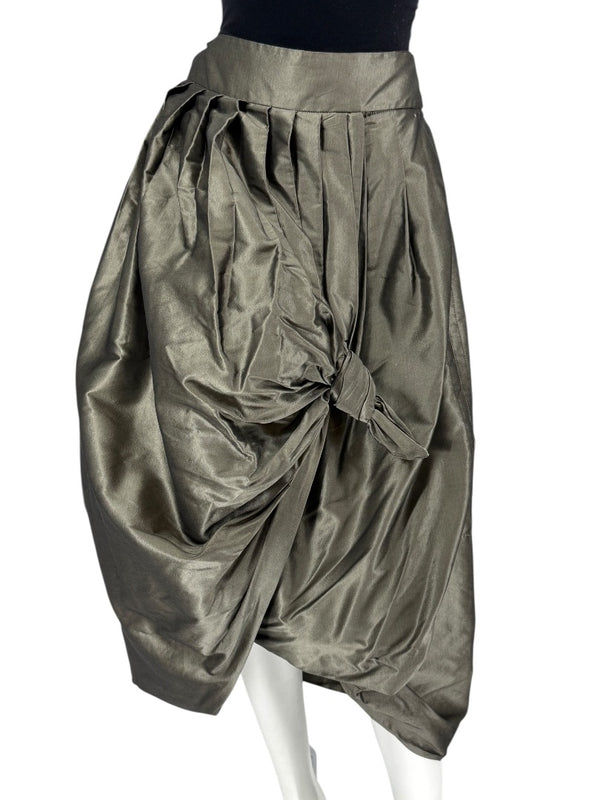 Pauw Amsterdam Metallic Silk Sculptural Skirt – Size 3