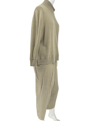 Lafayette 148 New York Cashmere Sweater & Knit Pant Coordinating Set – Size: XL