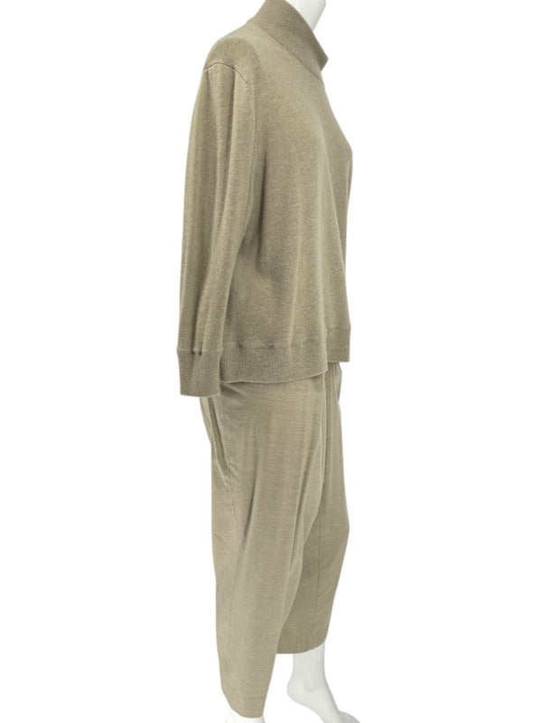 Lafayette 148 New York Cashmere Sweater & Knit Pant Coordinating Set – Size: XL