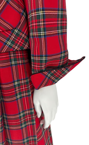 Pendleton Red Tartan Wool Skirt Suit – Size 10