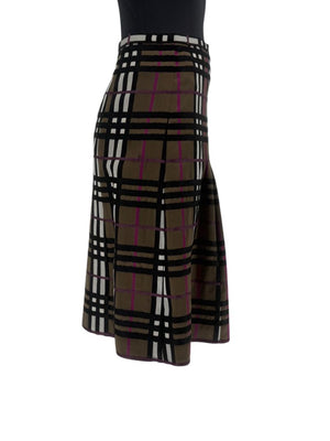 Burberry London Wool Plaid Skirt – Size US 12