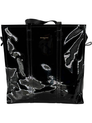 Balenciaga Large Patent Leather Bazar Tote
