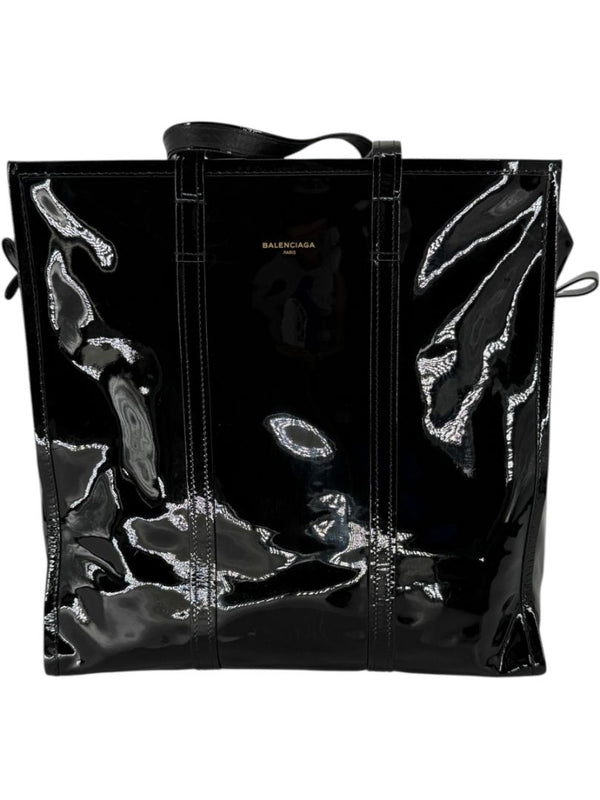 Balenciaga Large Patent Leather Bazar Tote