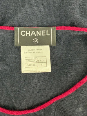 Chanel Cashmere Cardigan and Shell Set - Size 40