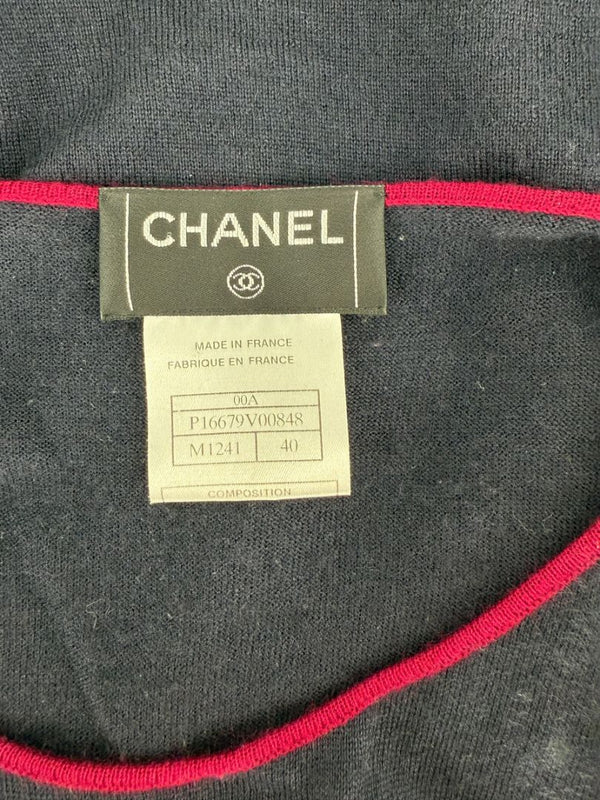 Chanel Cashmere Cardigan and Shell Set - Size 40