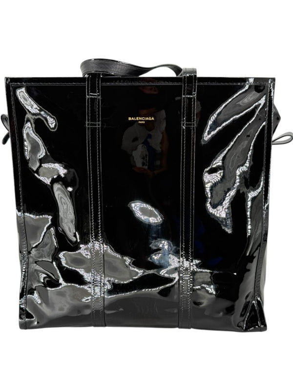 Balenciaga Large Patent Leather Bazar Tote
