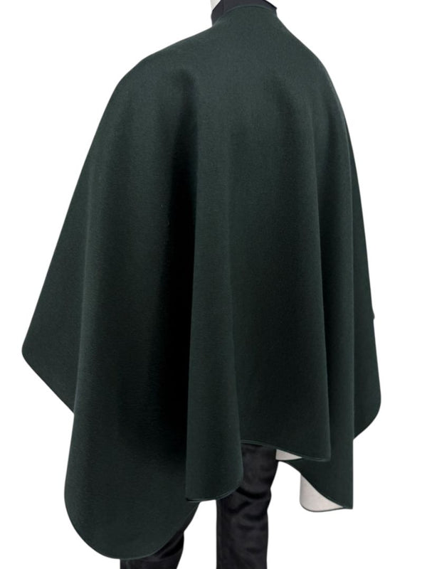 Pamella Roland Forest Green Wool Cape – O/S
