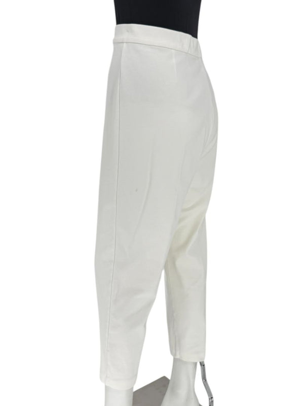 Joan Vass Ivory Stretch Knit Pull-On Pants – Size 2X