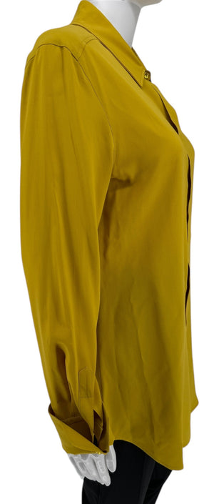 Sportmax Mustard Button-Up Shirt – Size IT 44 / US 8