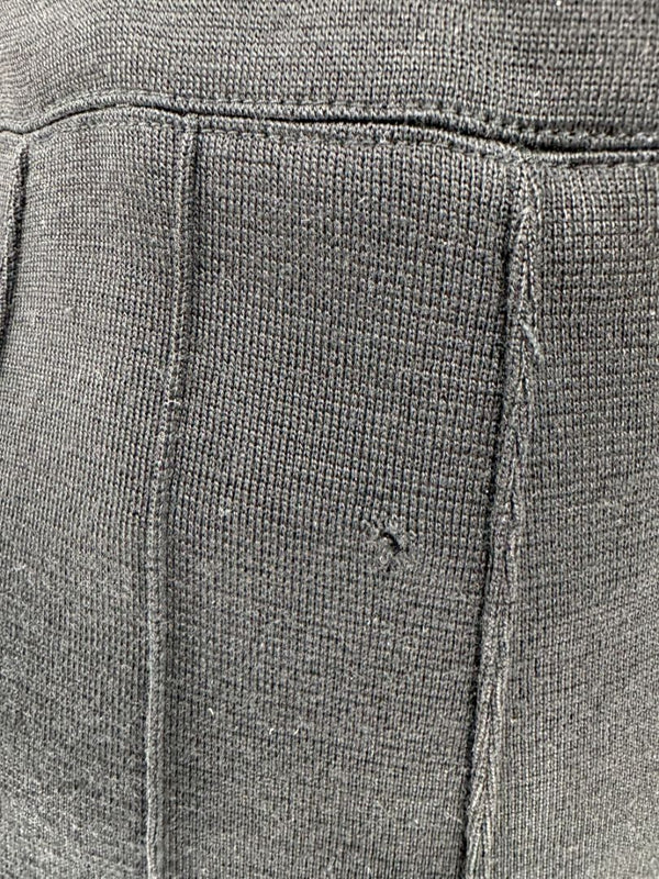 Lida Baday Black Wool Knit Fluted Skirt – Size 12