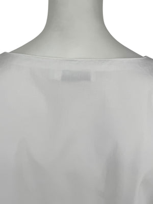 Jil Sander White Long-Sleeve Blouse – Size 40