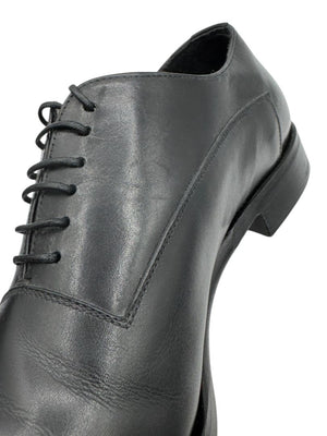Prada Black Leather Perforated Oxford Shoes – Size 6.5 Men's