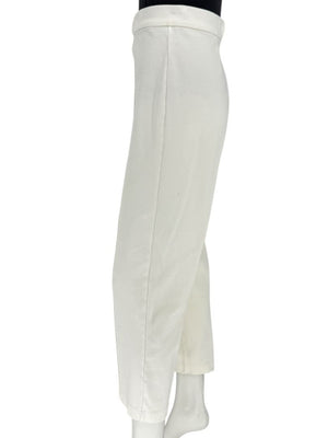 Joan Vass Ivory Stretch Knit Pull-On Pants – Size 2X