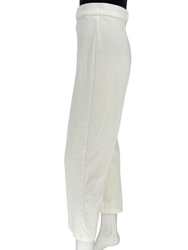 Joan Vass Ivory Stretch Knit Pull-On Pants – Size 2X