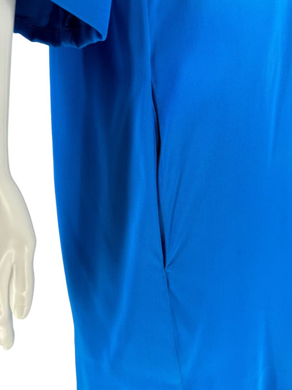 Piazza Sempione Cobalt Blue Collared Tunic Dress – Size IT 38 (Fits Like US 2-4)