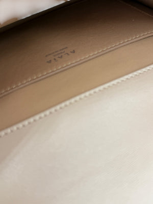 Alaia Simone Arabesque Studded Leather Clutch