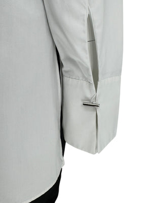 Jil Sander White Long-Sleeve Blouse – Size 40