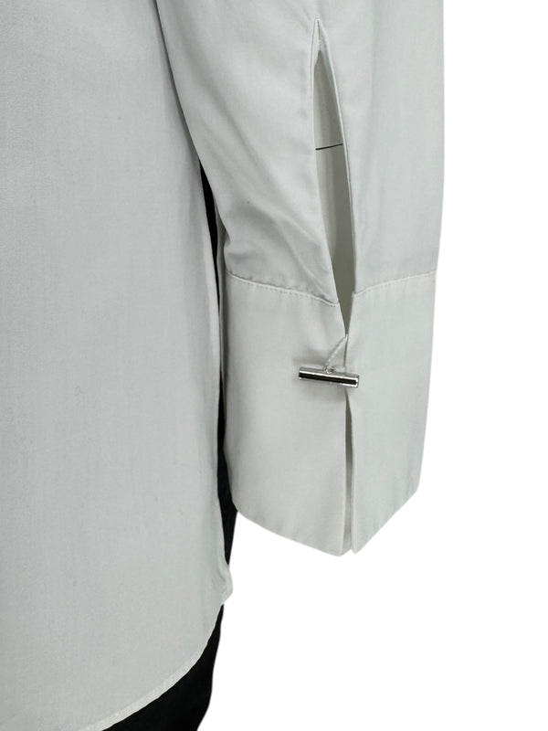 Jil Sander White Long-Sleeve Blouse – Size 40