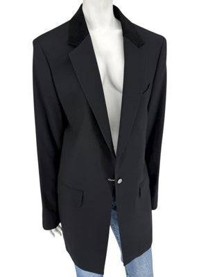 Karl Lagerfeld for H&M Men’s Black Wool Blazer –Size EU 52 / US 42