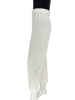 Joan Vass Ivory Stretch Knit Pull-On Pants – Size 2X