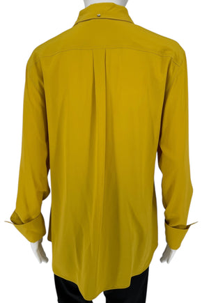 Sportmax Mustard Button-Up Shirt – Size IT 44 / US 8