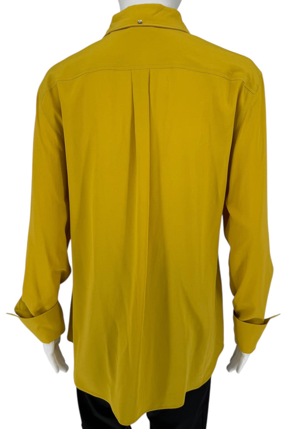 Sportmax Mustard Button-Up Shirt – Size IT 44 / US 8