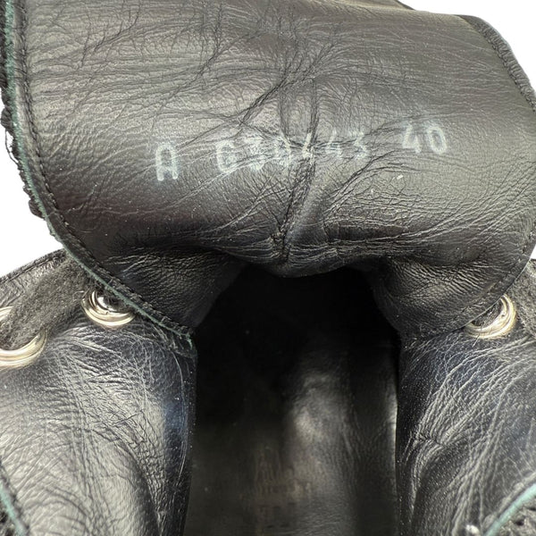 Chanel Mixed-Media High-Top Sneakers – Size 40