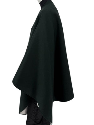 Pamella Roland Forest Green Wool Cape – O/S