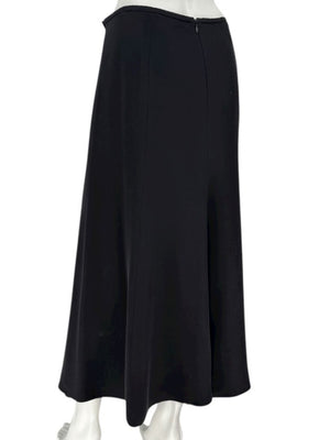 Armani Collezioni Black A-Line Midi Skirt – Size 14 (IT 50)