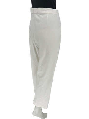 Joan Vass Ivory Stretch Knit Pull-On Pants – Size 2X