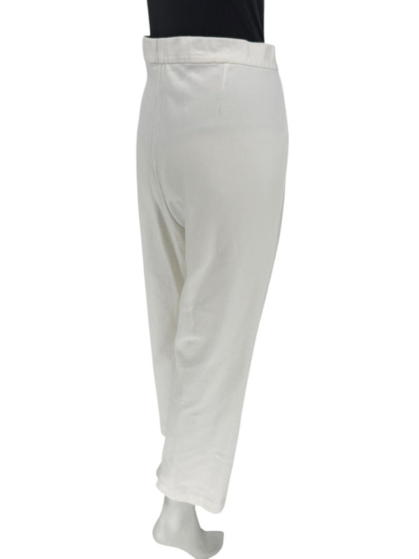 Joan Vass Ivory Stretch Knit Pull-On Pants – Size 2X