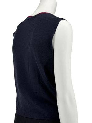 Chanel Cashmere Cardigan and Shell Set - Size 40