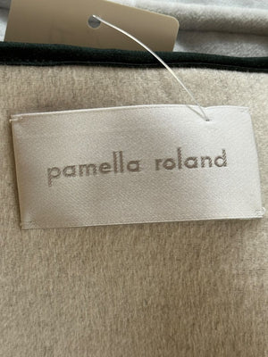 Pamella Roland Forest Green Wool Cape – O/S