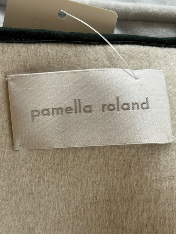 Pamella Roland Forest Green Wool Cape – O/S