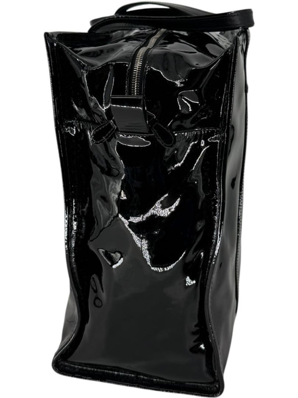 Balenciaga Large Patent Leather Bazar Tote