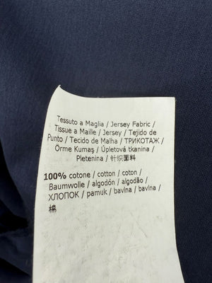 Weekend Max Mara Navy Jersey Pleated Midi Dress – Size L