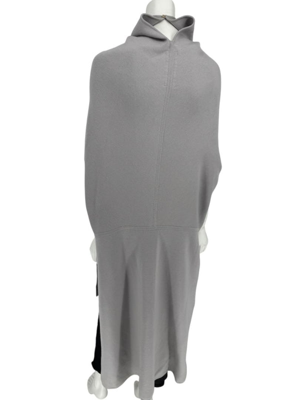 Rick Owens Pearl Grey Sleeveless Knit Funnel Tunic – Size L (IT 48 / US 8)