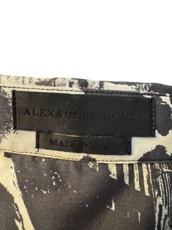 Alexander McQueen Black & White Graphic Print Shirt – Size IT 50 (US L)