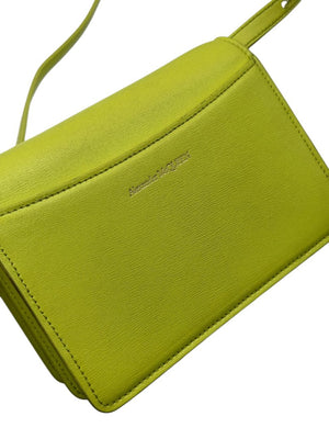 Alexander McQueen Women’s Lichen Green Leather Knuckle Mini Shoulder Bag
