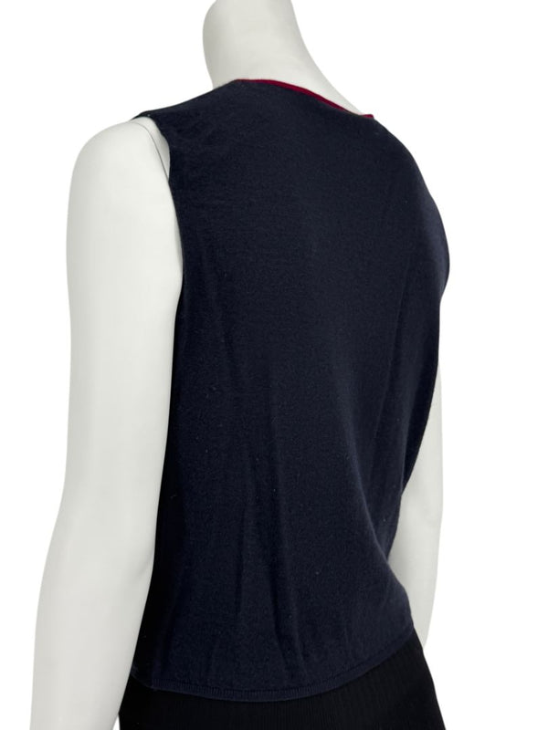 Chanel Cashmere Cardigan and Shell Set - Size 40