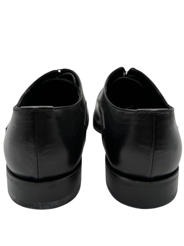 Prada Black Leather Perforated Oxford Shoes – Size 6.5 Men's