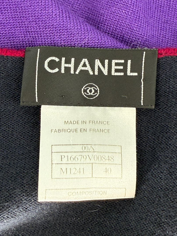 Chanel Cashmere Cardigan and Shell Set - Size 40