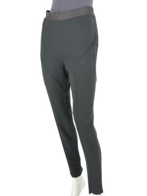 Pamella Roland Black Sculpted Seam Pants - Large