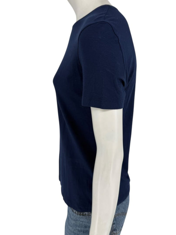 Akris Punto Navy Blue Stretch Modal T-Shirt – Size L