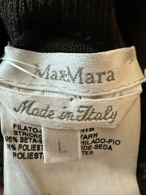 Max Mara Sleeveless Brown Turtleneck Top – Size Large