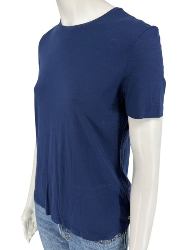 Akris Punto Navy Blue Stretch Modal T-Shirt – Size L