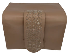 Alaia Simone Arabesque Studded Leather Clutch