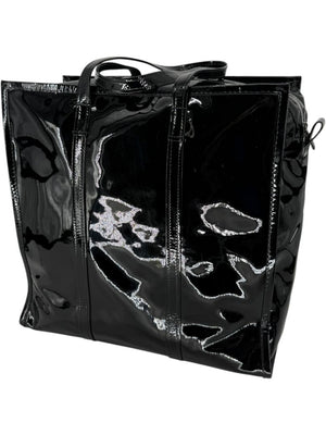 Balenciaga Large Patent Leather Bazar Tote